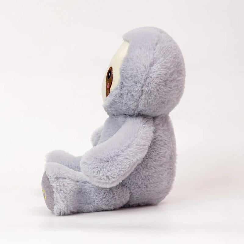 Kawaii Breathing Sloth Plush Toy Soothing Bear Doll Sleep Companion Sound and Light Plushie