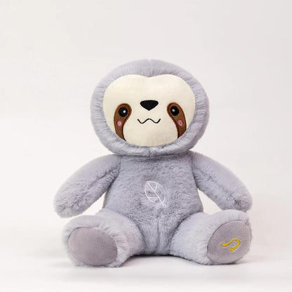 Kawaii Breathing Sloth Plush Toy Soothing Bear Doll Sleep Companion Sound and Light Plushie