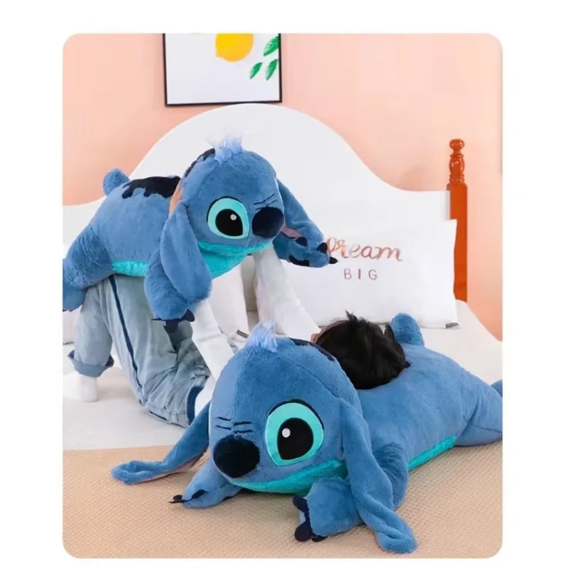 Stitch Plush Long Pillow